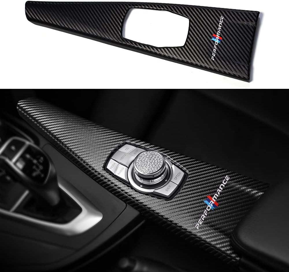 Multimedia Buttons Panel Cover Trim Sticker Kit Interior Accessories Pack of 2 A144406
