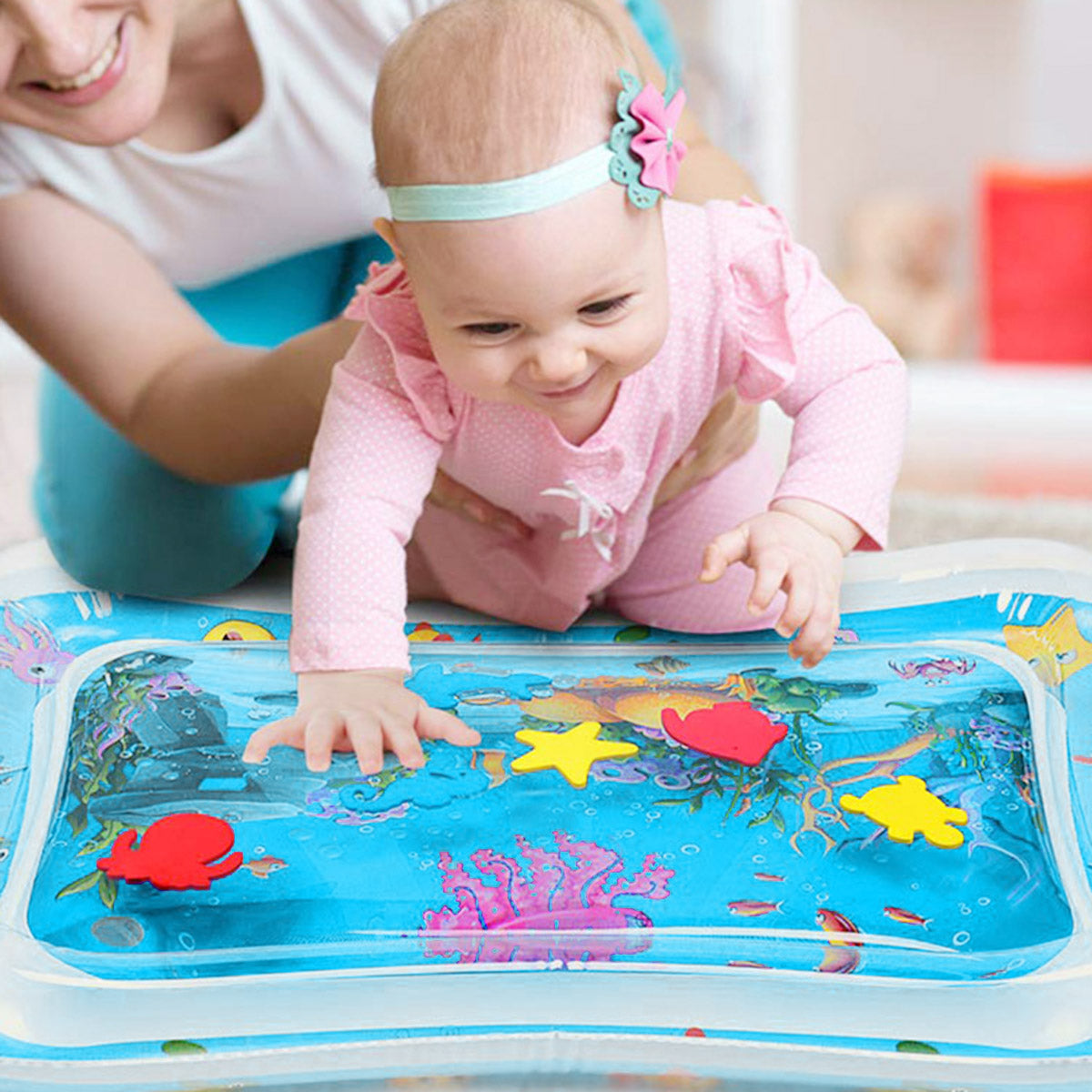 Inflatable Water Play Mat Baby Water Mat (Clownfish Pattern) D623