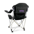 Black Reclining Camp Chair P1958