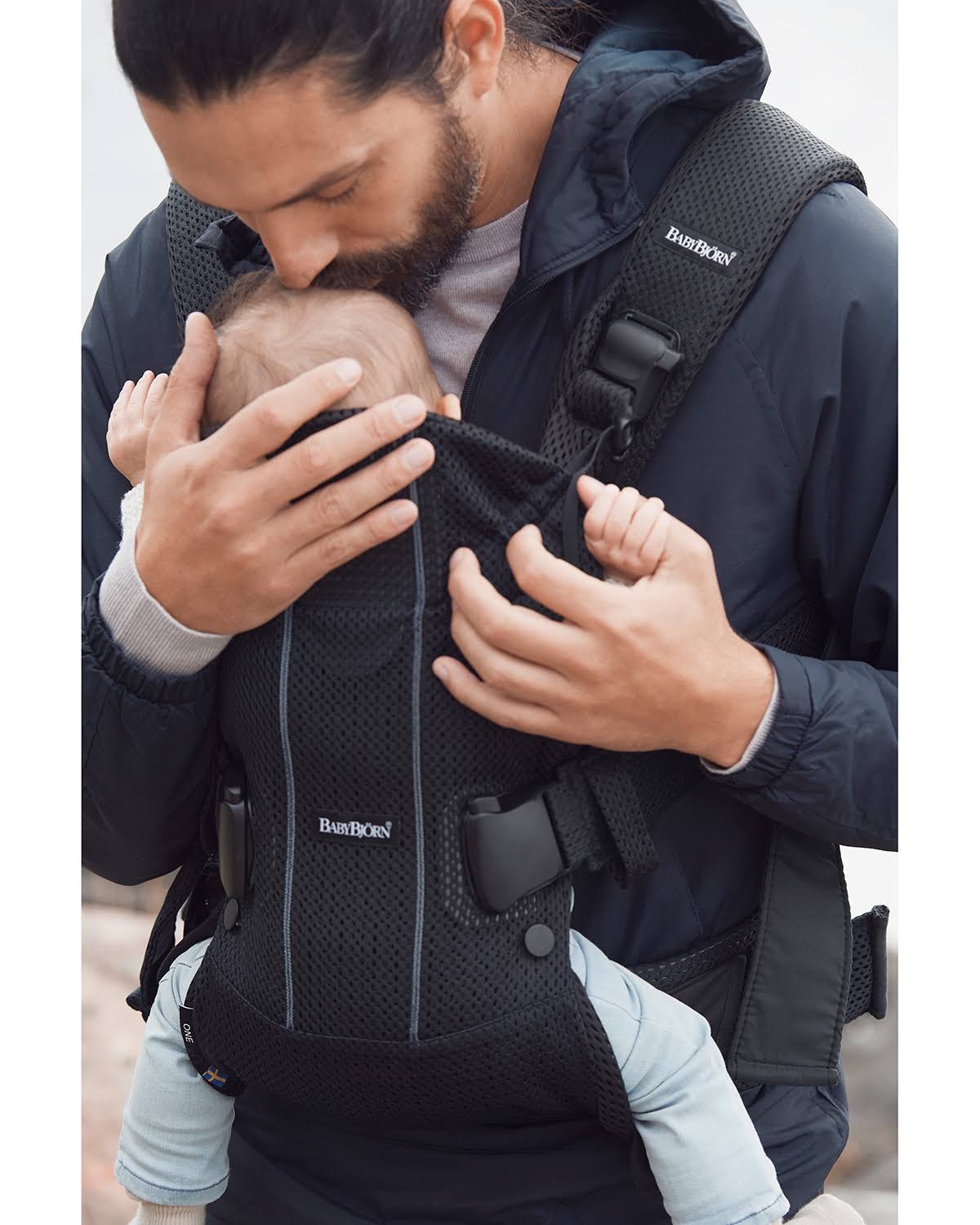 Slate Blue 3D Mesh Baby Carrier C908001