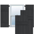 Black Pine Board and Batten Shutters Pair R841242