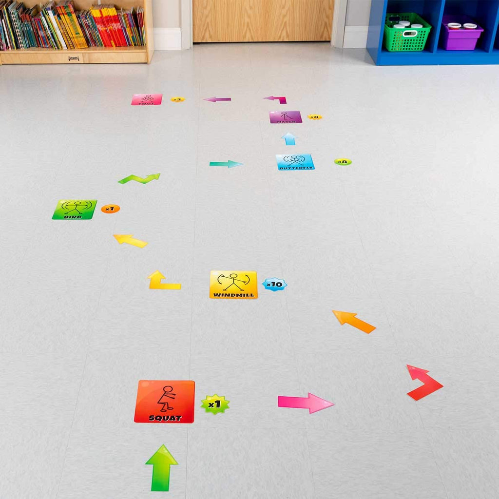 98 Decals Sensory Path for Floors M501720