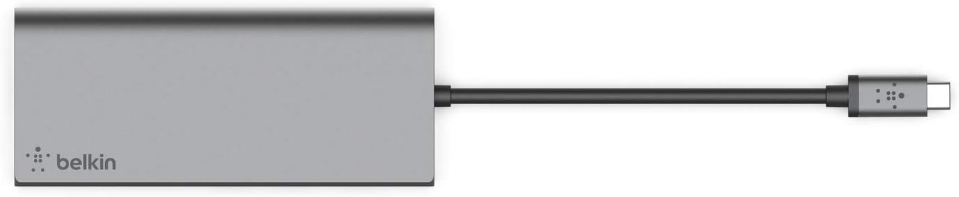 USB-C Hub with Tethered USB-C Cable A5003