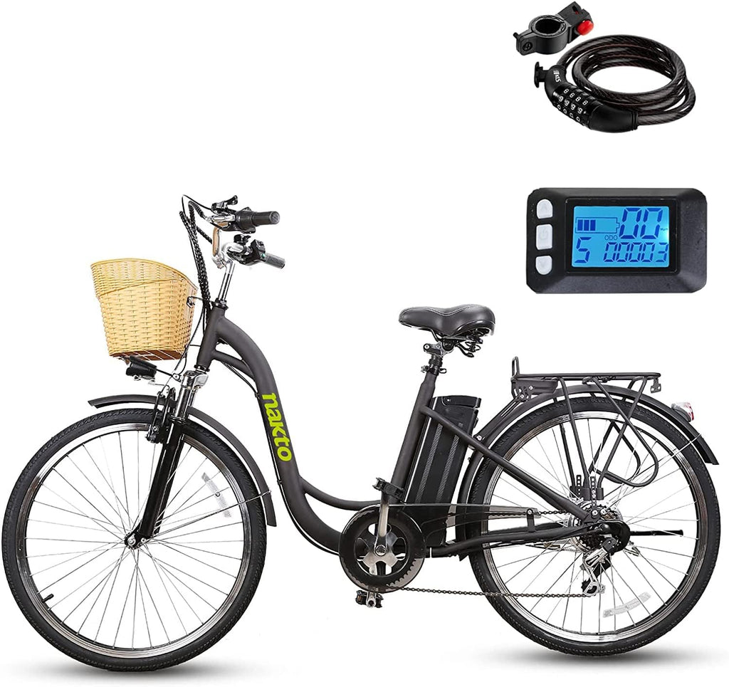 26'' Electric Cargo Bicycle with 10.5Ah Removable Lithium Battery Y242661