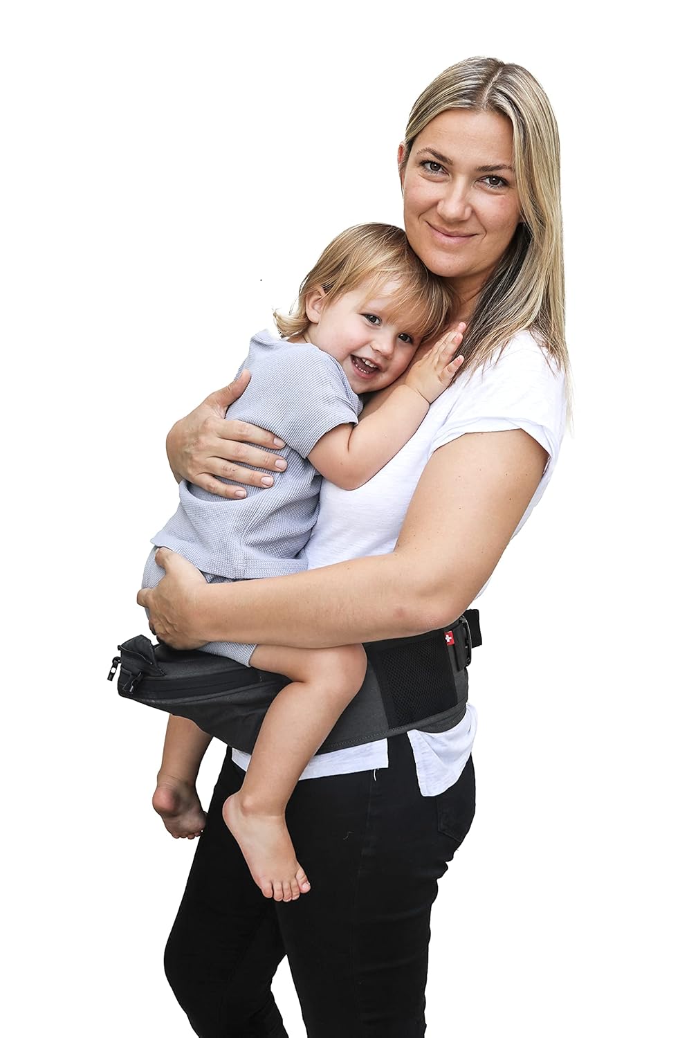 Hip Seat Baby Carrier with Adjustable Waist Belt (Charcoal Grey) T15126