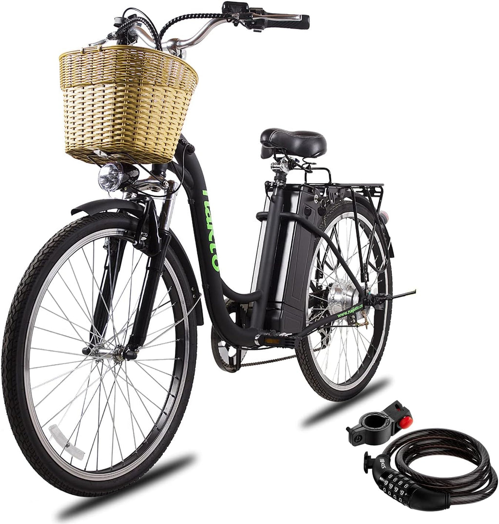 26'' Electric Cargo Bicycle with 10.5Ah Removable Lithium Battery Y242661