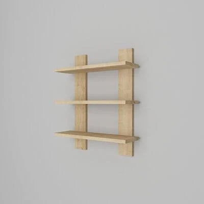 3 Piece Tiered Shelf Oak S19984