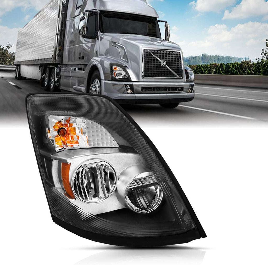 Chrome LED High Low Beam Replacement Headlights M17254