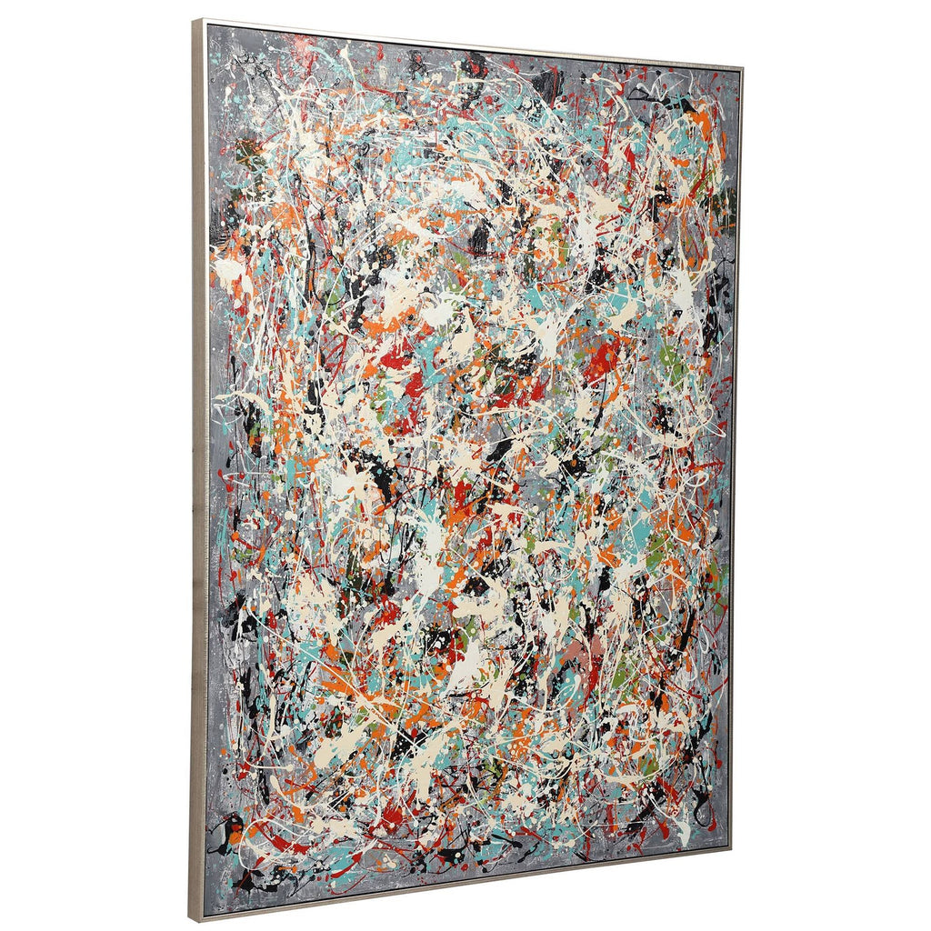 Hand Painted Canvas D543