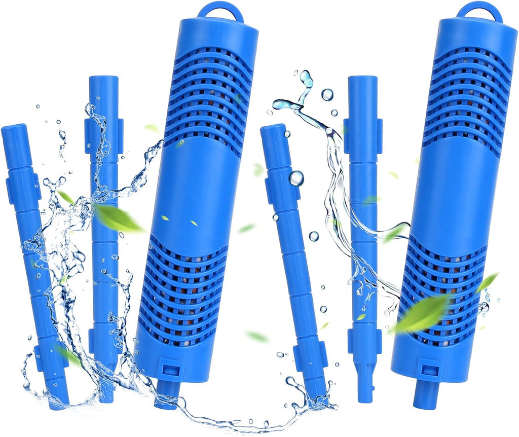Spa Mineral Stick 2 Pack Hot Tub Filter Universal for Spas Swimming Pool Fish Pond (Blue) T426