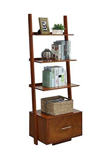 Black Bookcase File Drawer W487