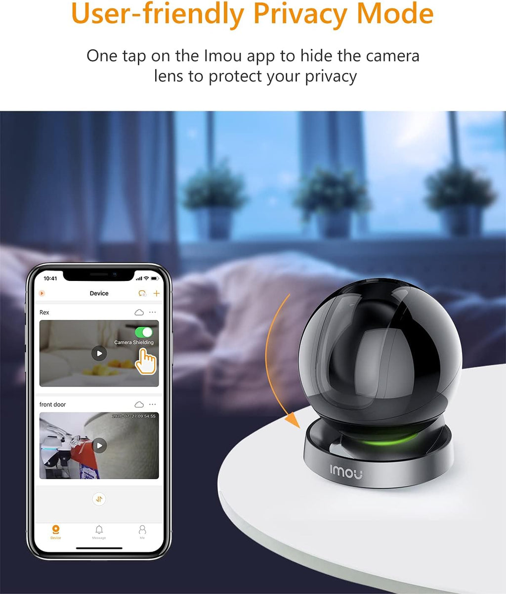 4MP Indoor Pan/Tilt WiFi Camera with Night Vision N900