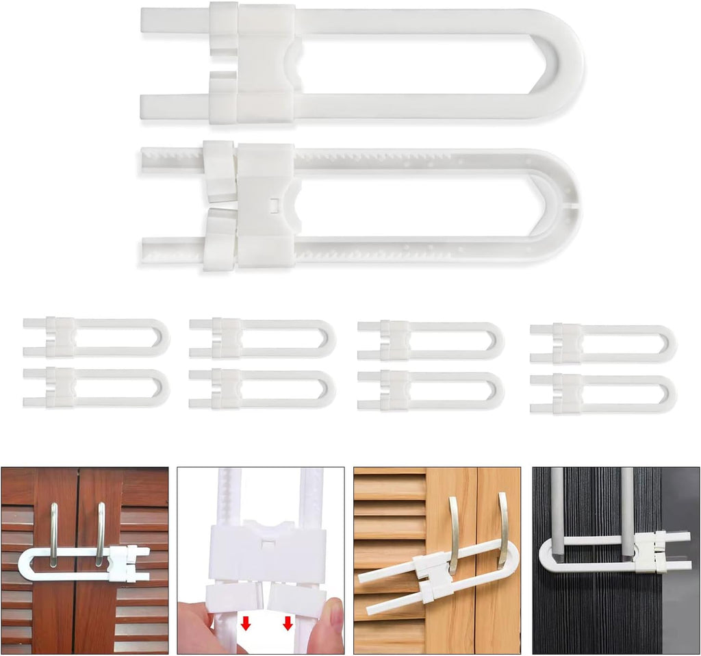 Child Safety Cabinet Locks Drawer Locks 10-Pack A83778