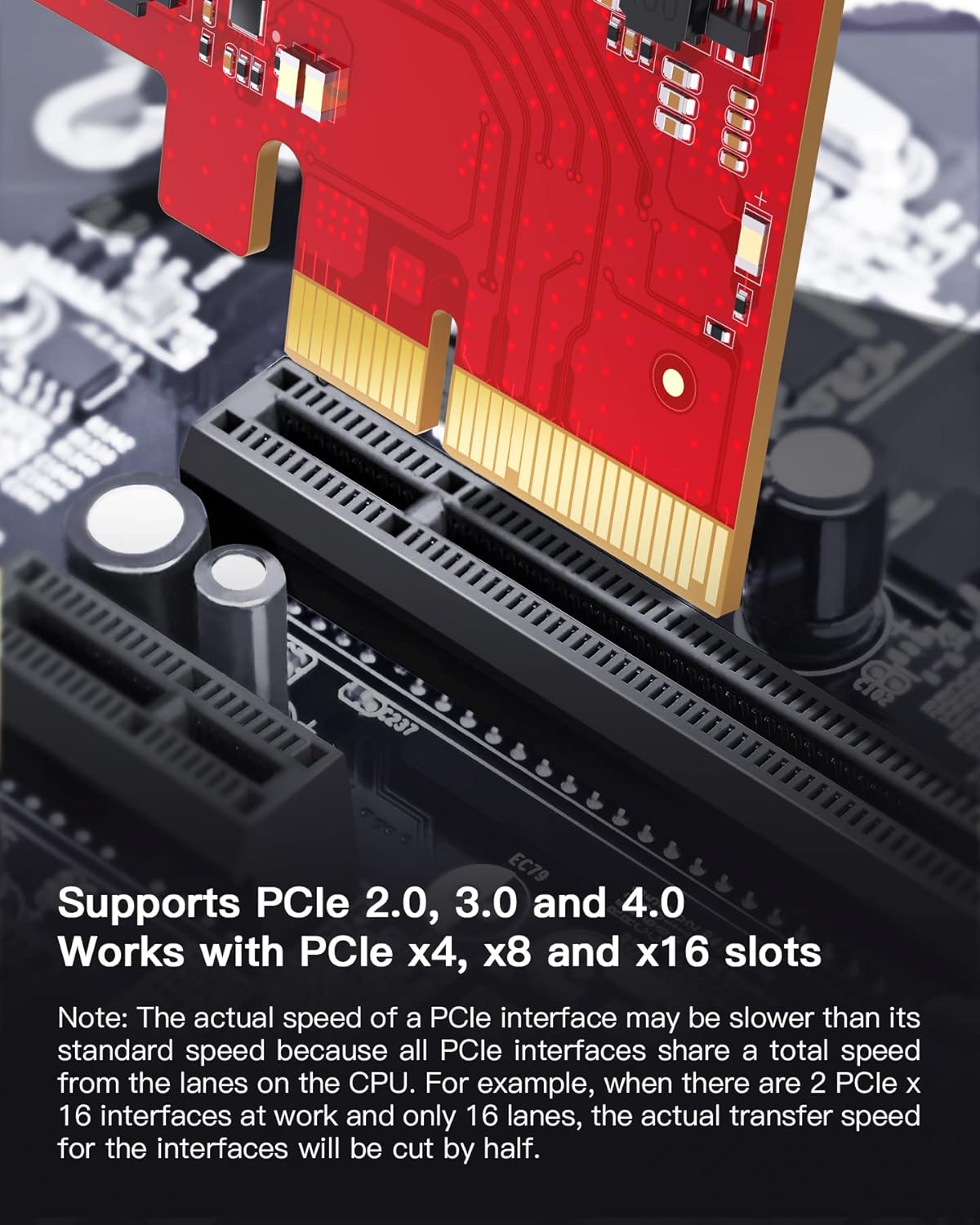 PCIe to USB 3.2 Gen 2 Extension Card, 6 USB Type-A and 2 USB Type-C Ports, Pack of 2 W35586