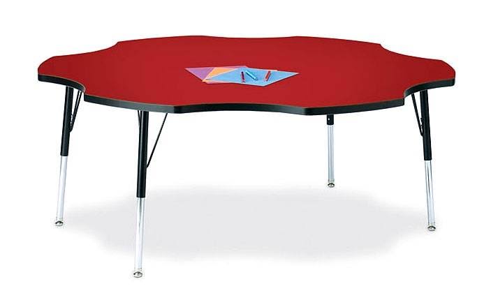 Black Edge Six-Leaf Table H80553