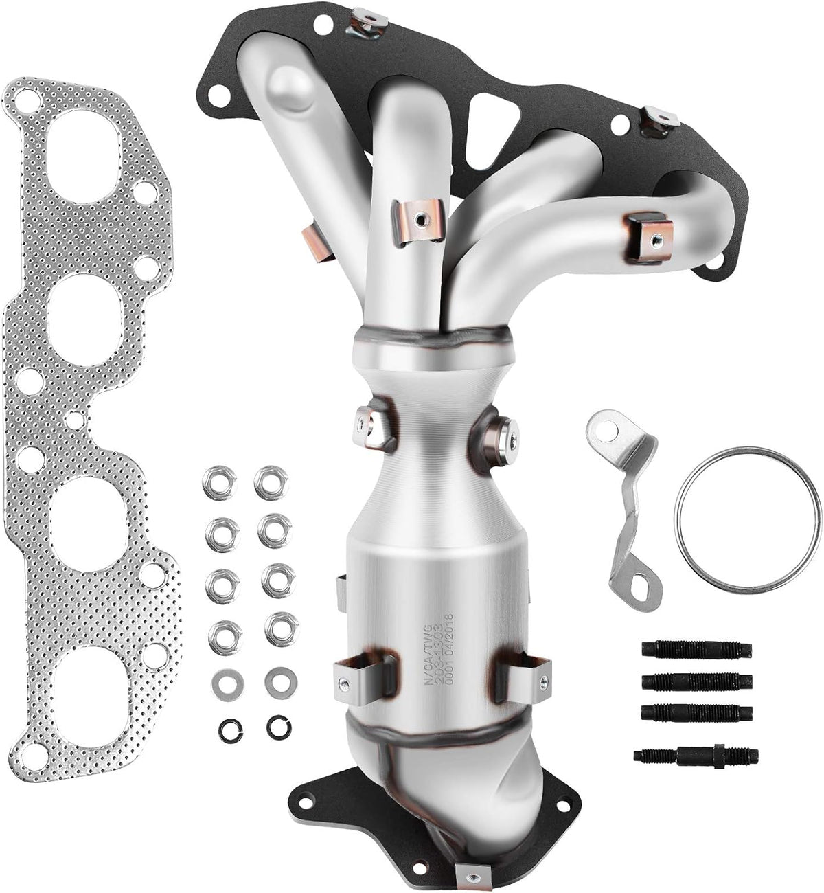 Catalytic Converter Compatible with 2007-2013 Nissan Altima 2.5L Direct-Fit Stainless Steel N451