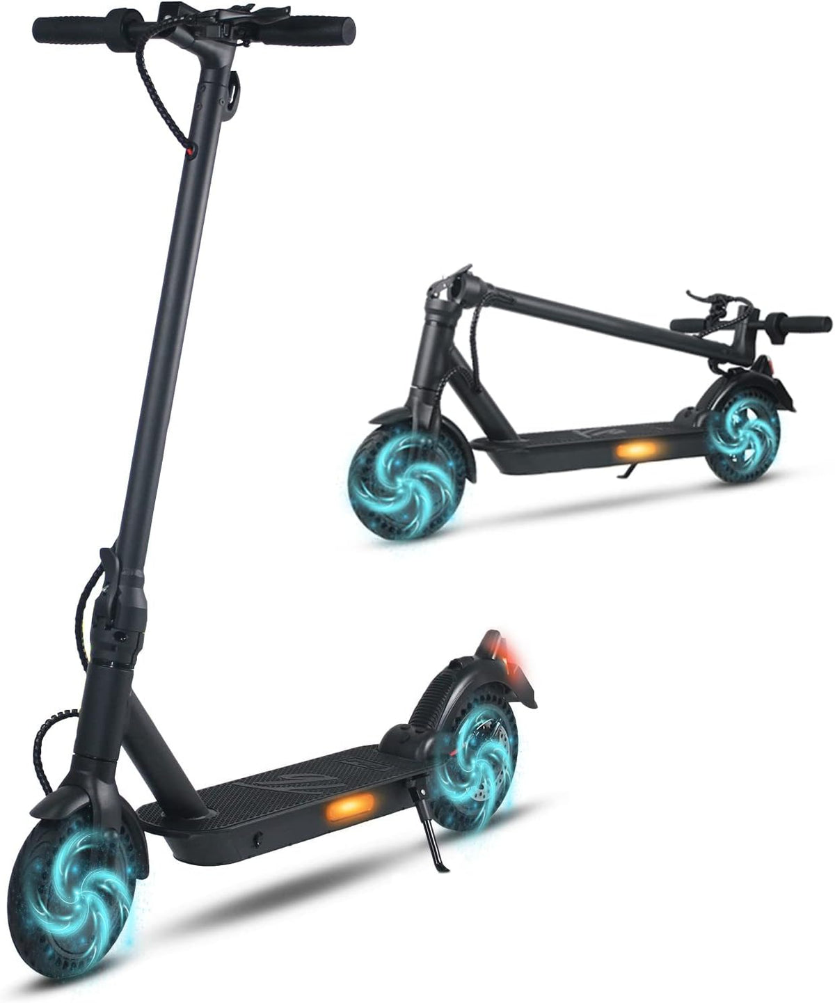 Foldable Electric Scooter with 350W Motor, 8.5 Inch Solid Tire R593