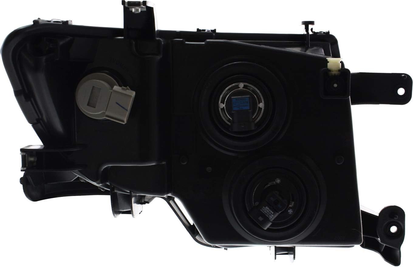 Headlight Assembly Compatible with 2007-2010 Ford Edge Halogen Chrome Driver Side N6208