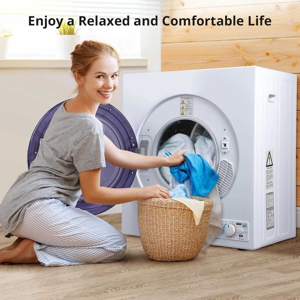 Portable Electric Clothes Dryer 2.65 cu. ft Stainless Steel Tub V335