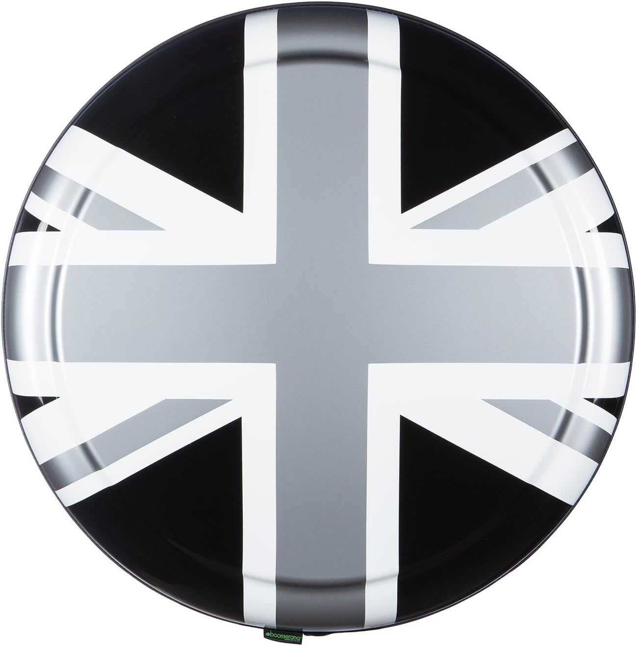 Pewter Union Jack Rigid Tire Cover T505597
