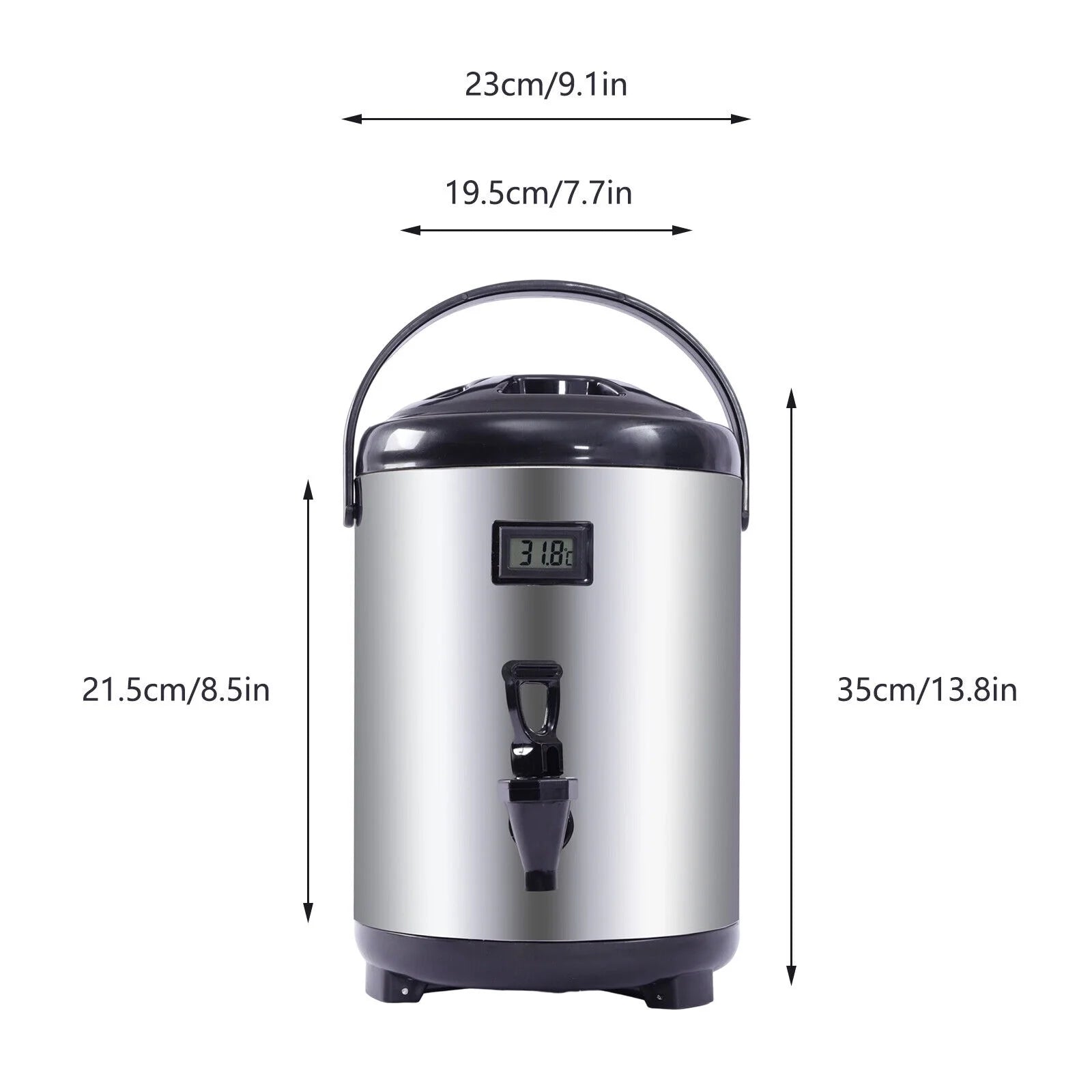 2.11Gal Insulated Thermal Beverage Dispenser with Spigot H329