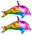 2pcs Big Inflatable Dolphin Toys P961690