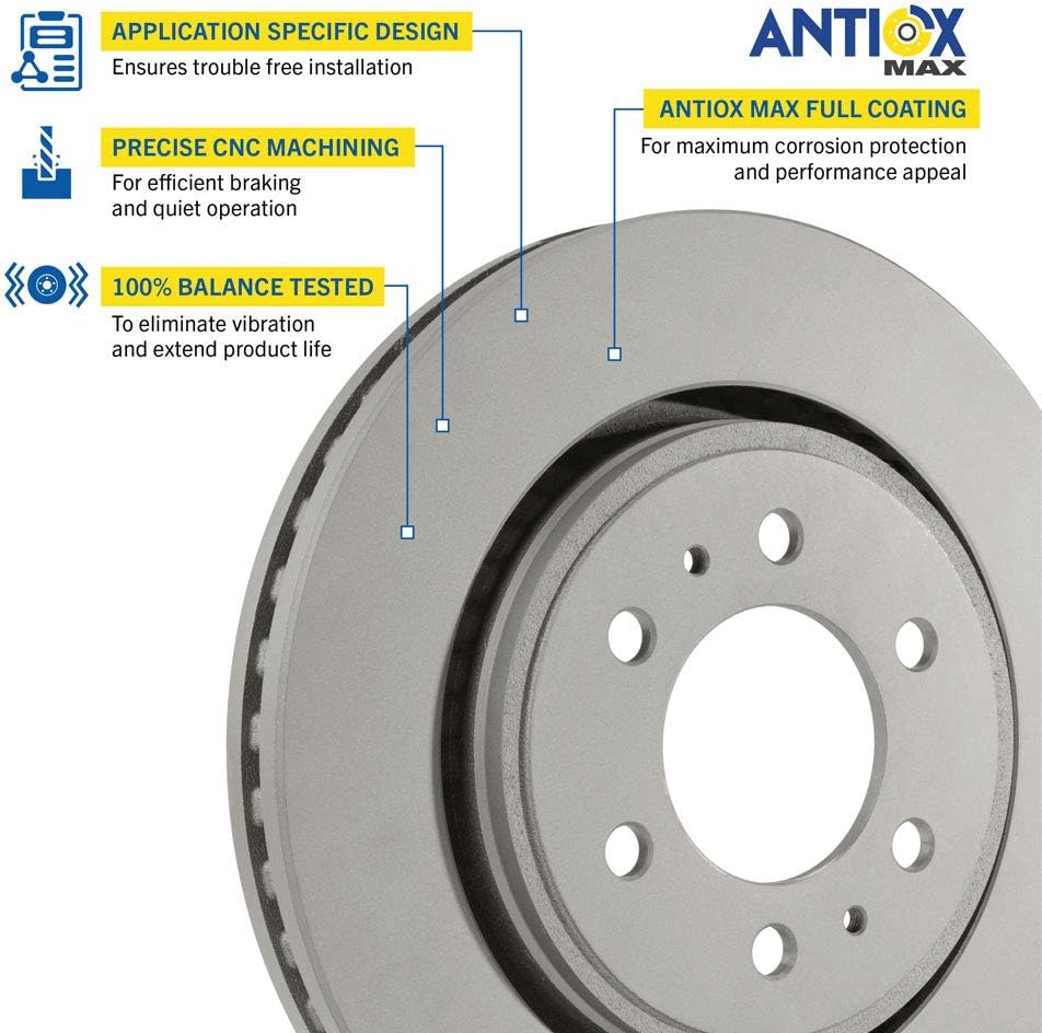 Rear Brake Rotor Pack of 2 E391