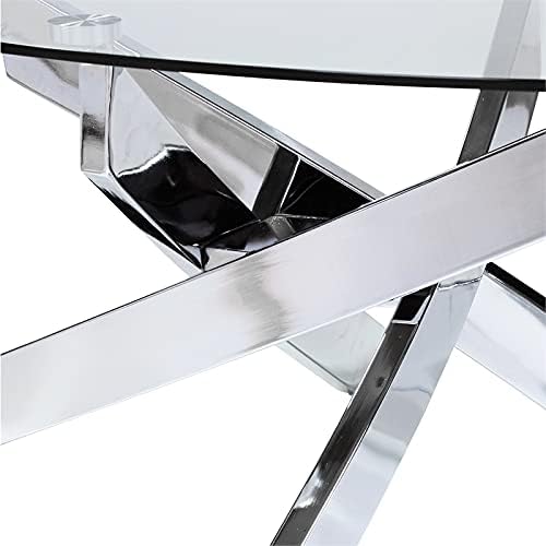 Chrome Metal Coffee Table B276257