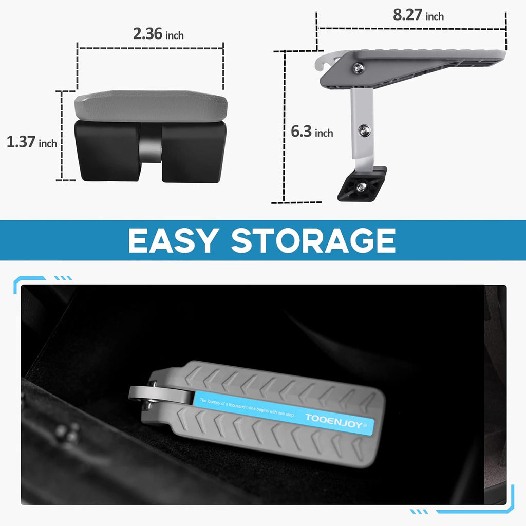 5 Gear Adjustment Car Door Latch Step, Pack of 2 O88287