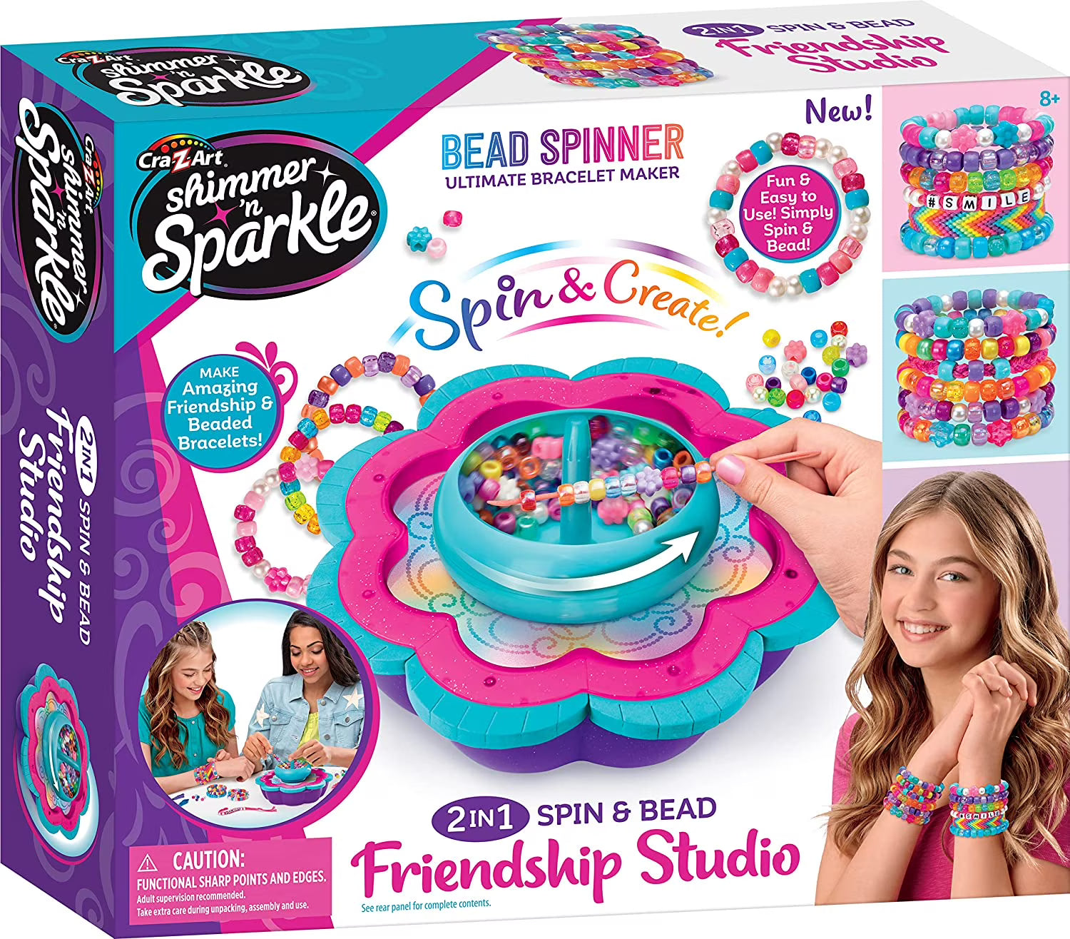 2-in-1 Spin & Bead Bracelet Maker S251191