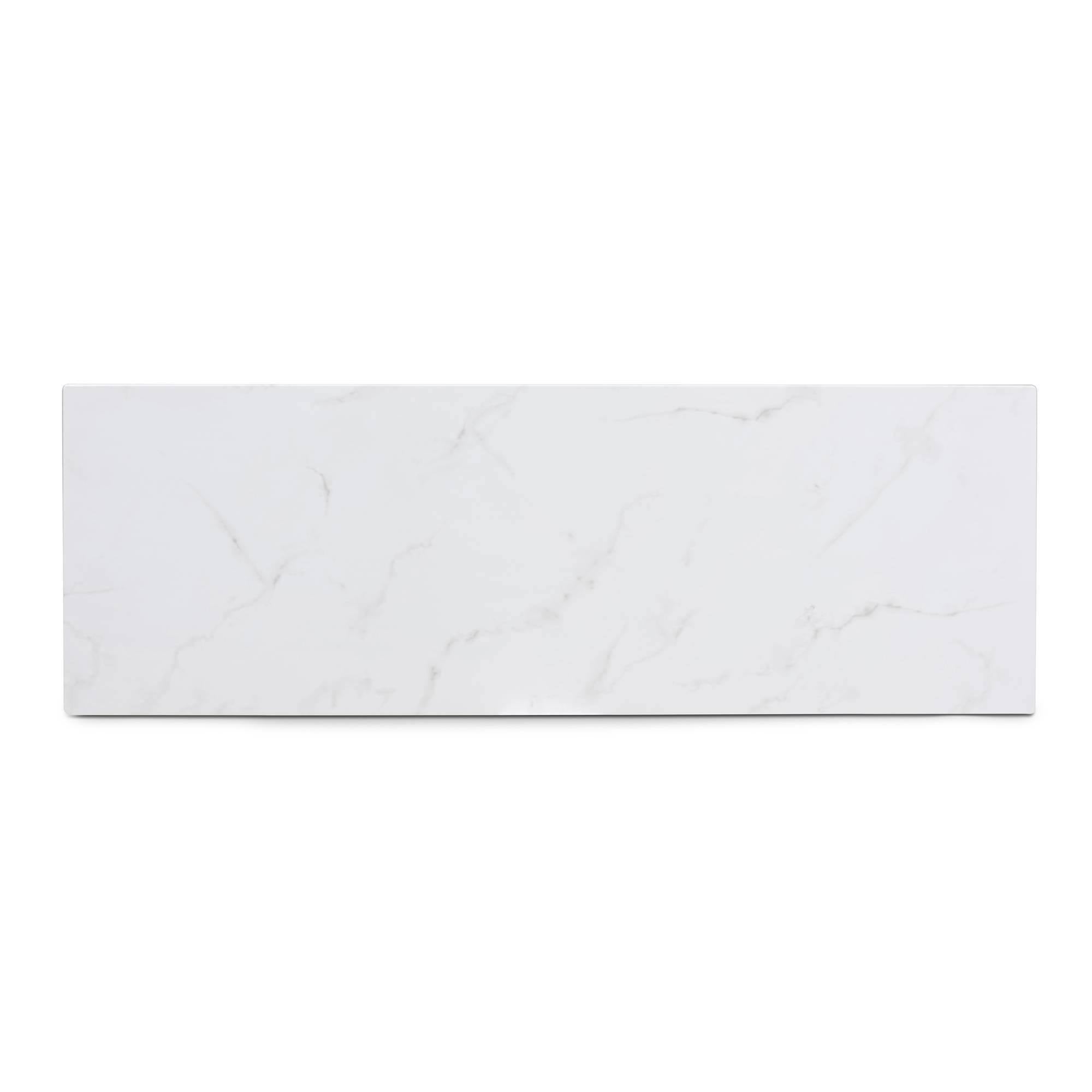 Gold Faux Marble Console Table E92430