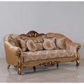Golden Bronze Wood Trim Sofa S874010