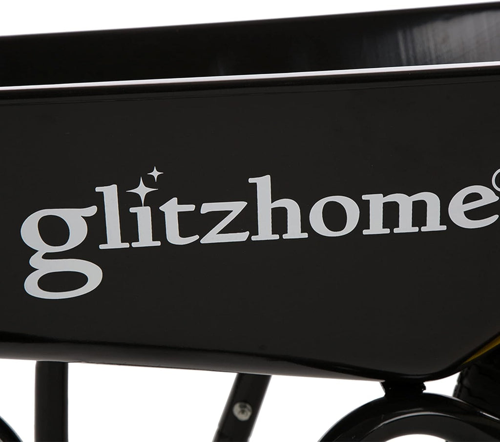 Black Steel Framed Garden Wheelbarrow Utility Dump Cart U3607