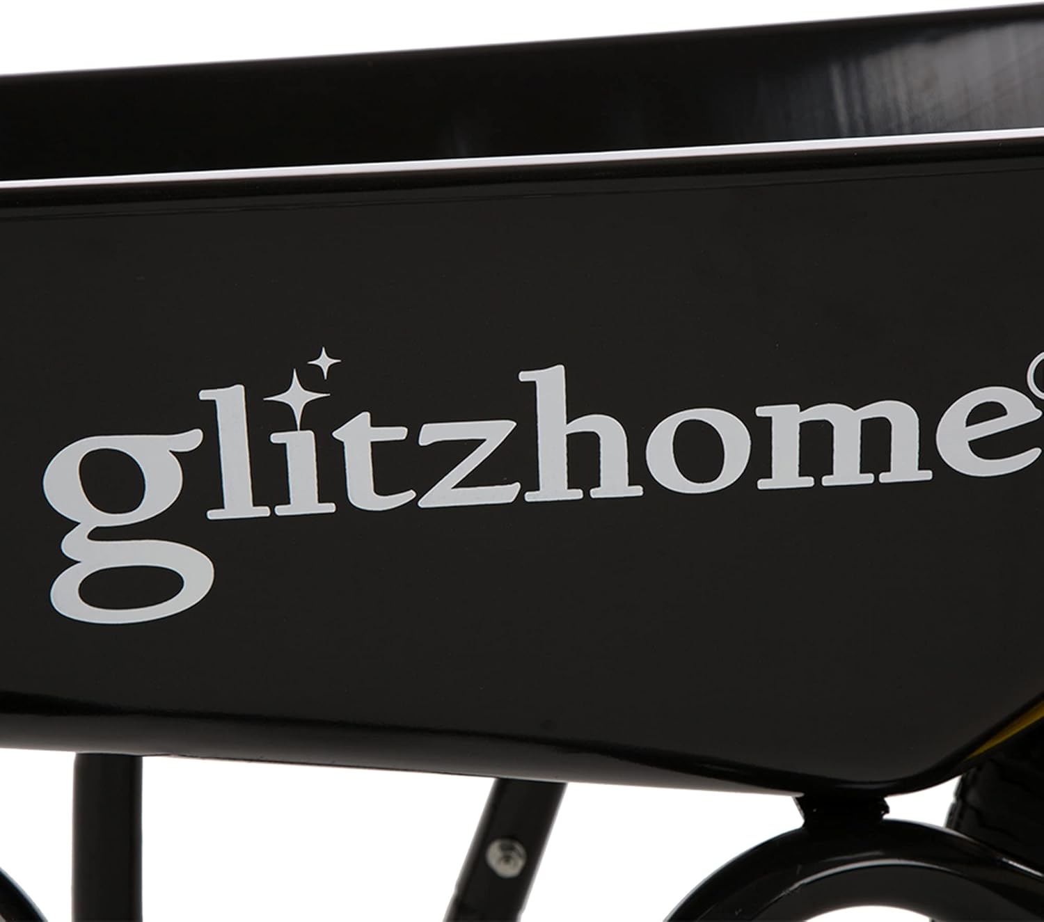 Black Steel Framed Garden Wheelbarrow Utility Dump Cart U3607
