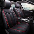 Brown 5 Seats Universal fit Leather Seat Cover Set Z1922