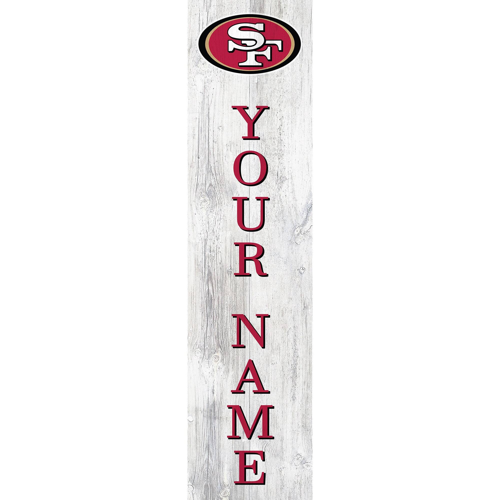 Personalized Welcome Leaner Sign W41866