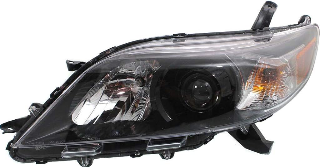 Passenger Side Halogen Head Light for 2011-2014 Toyota Sienna C70171