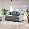 Gray Chenille Upholstered Loveseat A382