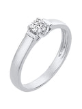 10K Gold Diamond Engagement Ring V732890