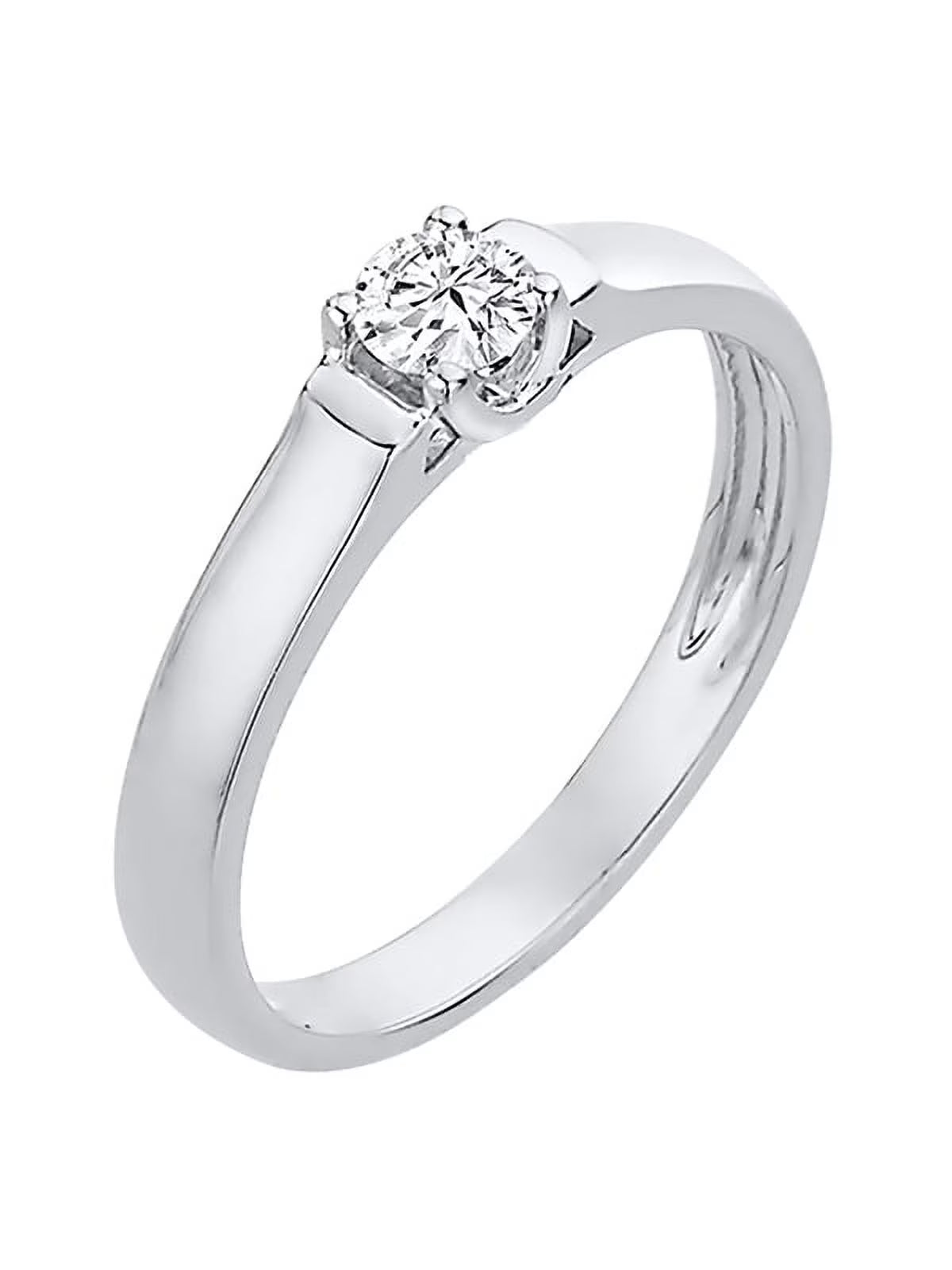 10K Gold Diamond Engagement Ring V732890