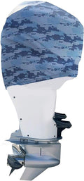 Blue Digital Camo Outboard Motor Cover W797798