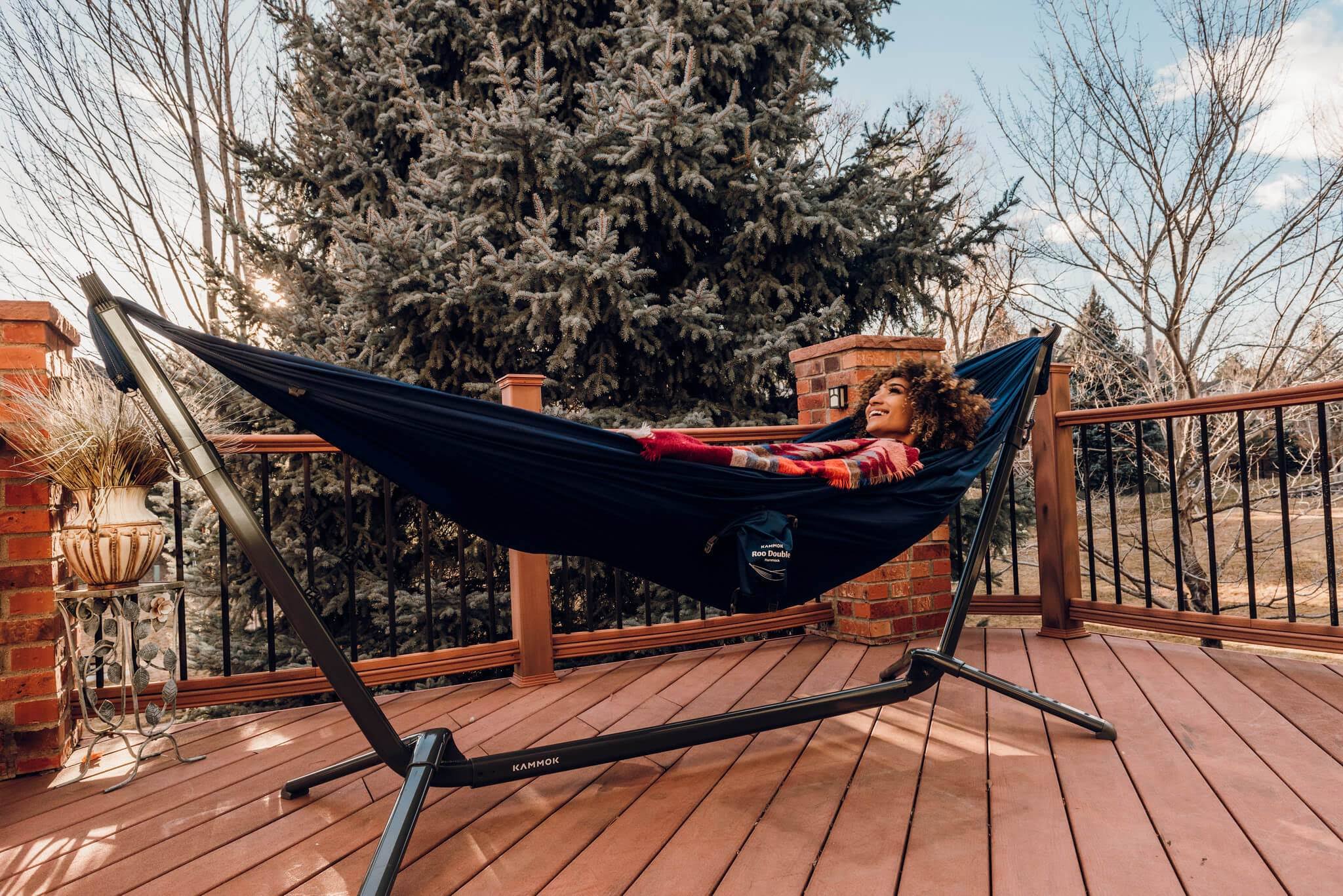 Gray Hammock Stand I483