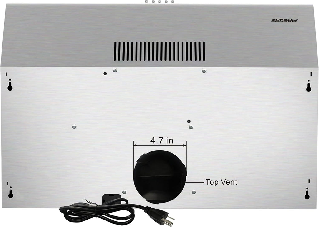 36 Inch Ducted/Ductless Under Cabinet Range Hood with LED Light X50852