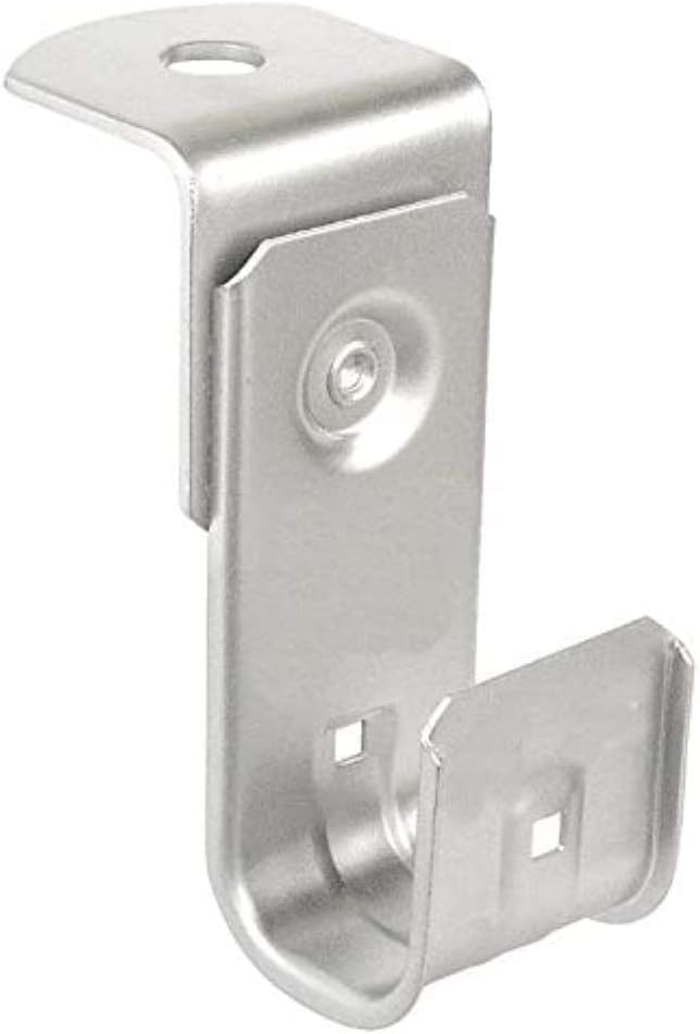 2 Inch Zinc Plated Steel Ceiling Mount J-Hook, 50 Pack Q126415
