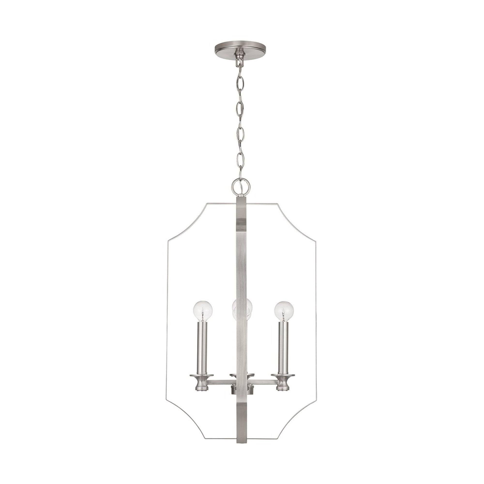 4 Light Foyer Brushed Nickel D16460