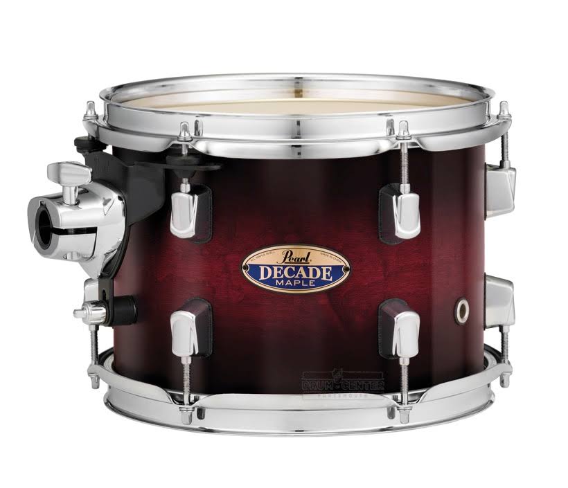 Deep Red Burst Maple Floor Tom D88577