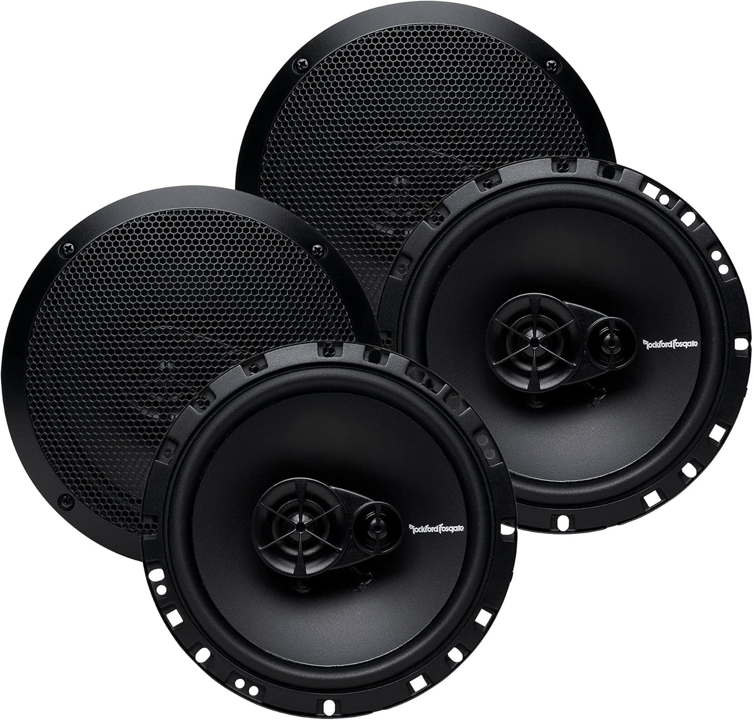 4 New Rockford Fosgate R165X3 6.5 180W 3 Way Car Audio Coaxial Speakers Stereo U7733
