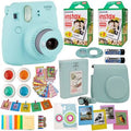 Cobalt Blue Instant Camera with 40pk Film, Camera Case, Frames, Photo Album J370