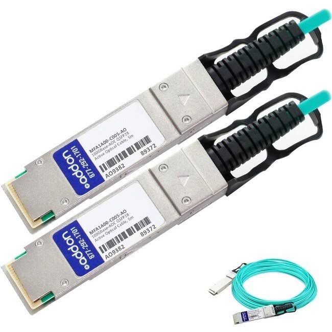 100GBase-AOC Fiber Optic Cable 16.4 ft H250481