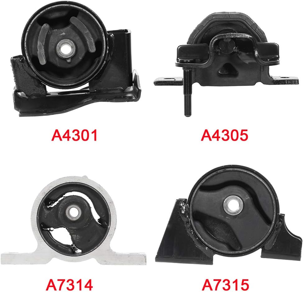 Engine Motor Set 4PCS for Nissan Sentra 1.8L 2.0L O359895